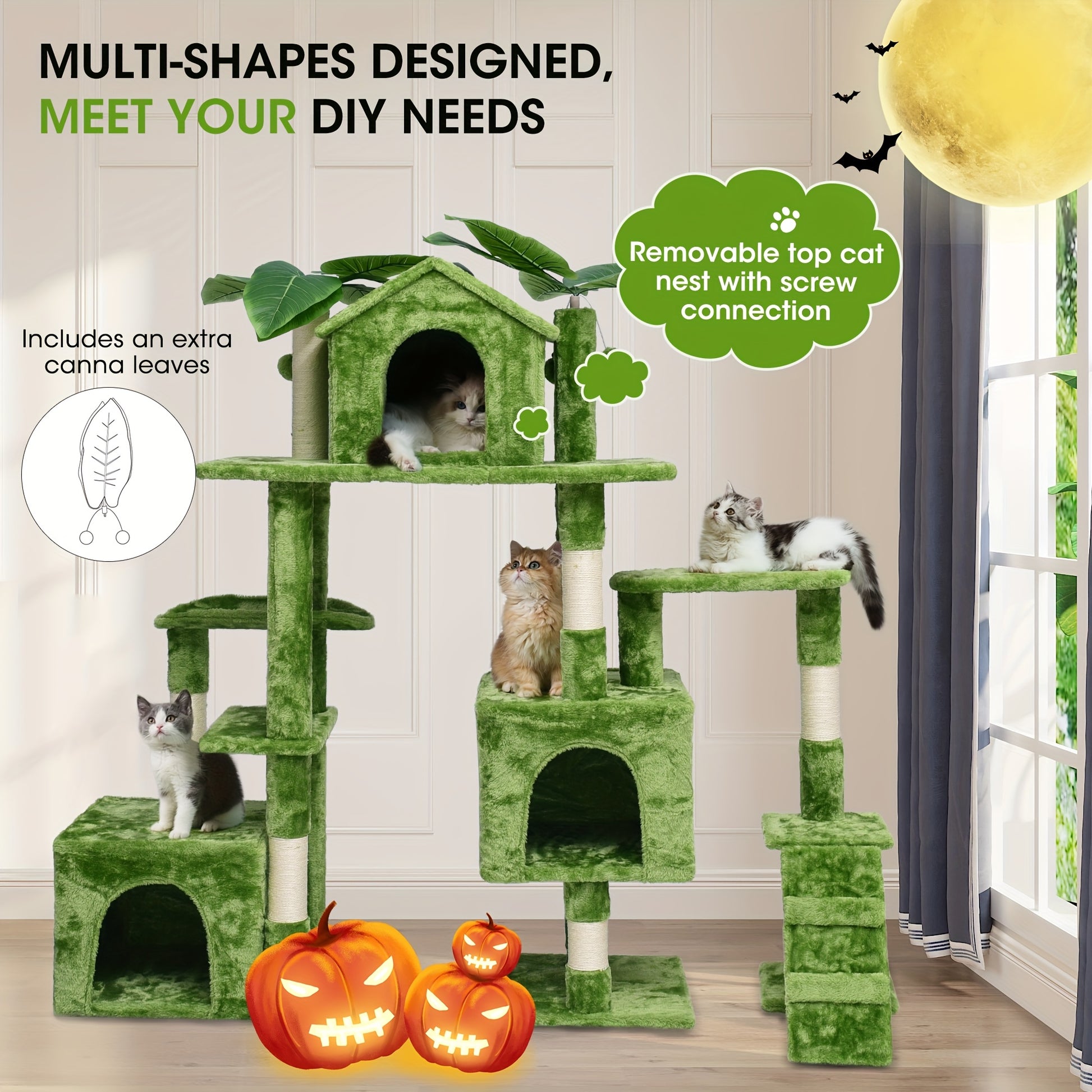 Tour pour chat robuste, amovible pour animaux et maison – vue détaillée 10