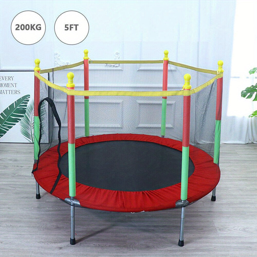 Trampoline, 152,4 cm pour Intérieur et Extérieur Rouge – vue détaillée 8