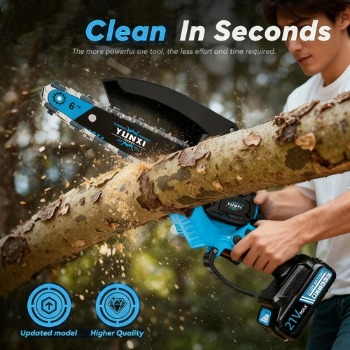 Tronçonneuse Électrique Lithium Portable, bois pour jardin et terrasse – vue principale