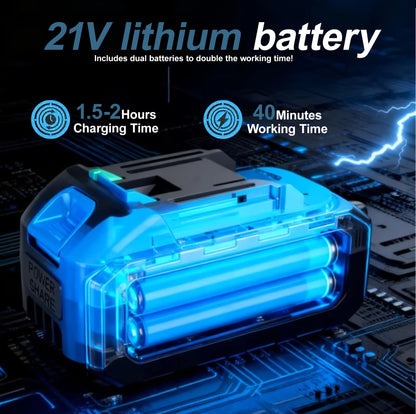 Tronçonneuse Électrique Lithium Portable, bois pour jardin et terrasse – vue détaillée 9