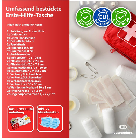 Trousse de premiers soins, 1x pour véhicule et déplacements – vue principale