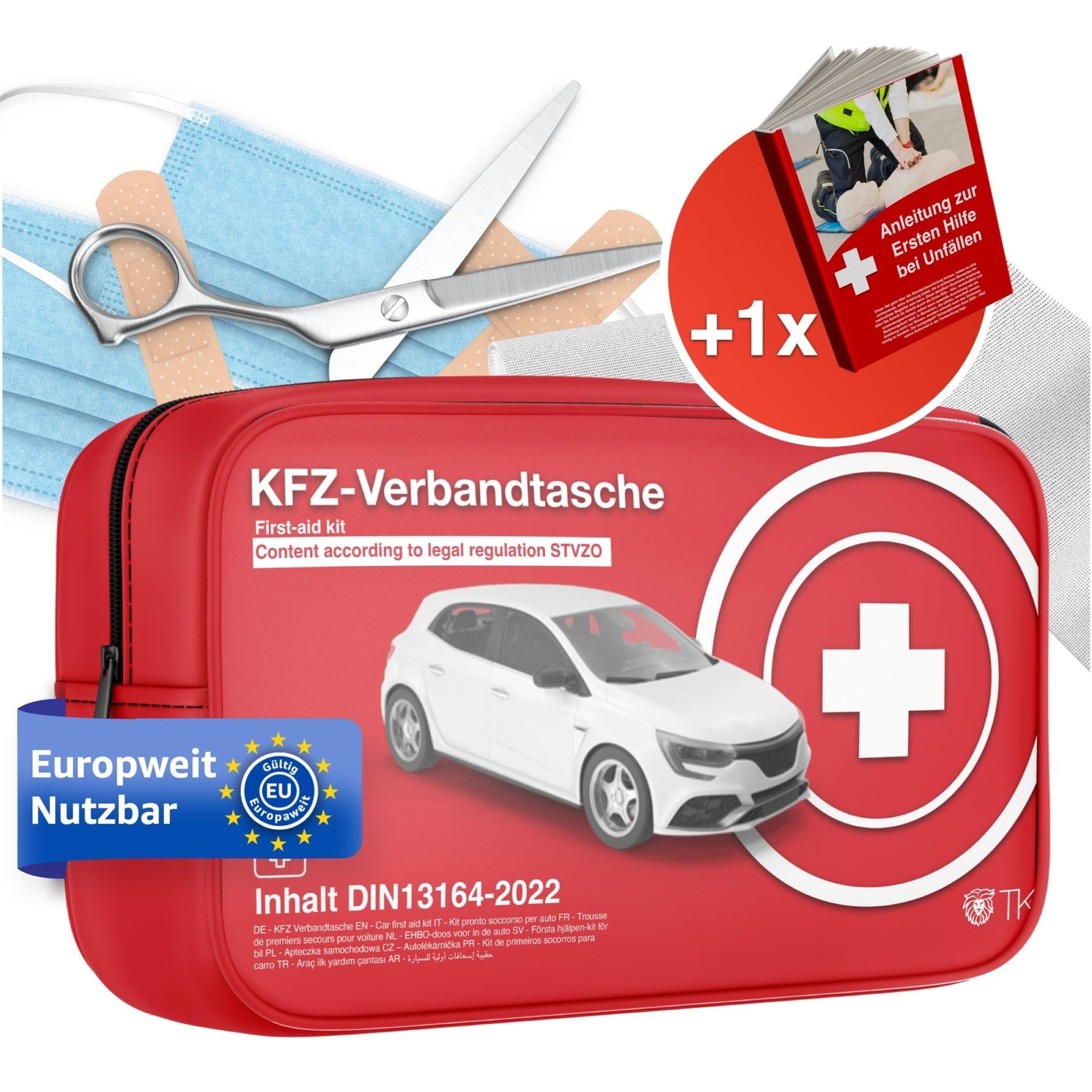 Trousse de premiers soins, 1x pour véhicule et déplacements – vue détaillée 6