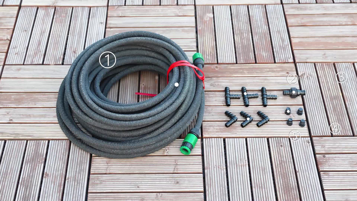 Tuyau à Perles Costoffs, 30 m pour jardin et terrasse – vue détaillée 6