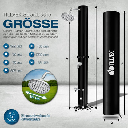 Tuyau d’arrosage, Noir pour jardin et terrasse – vue détaillée 5