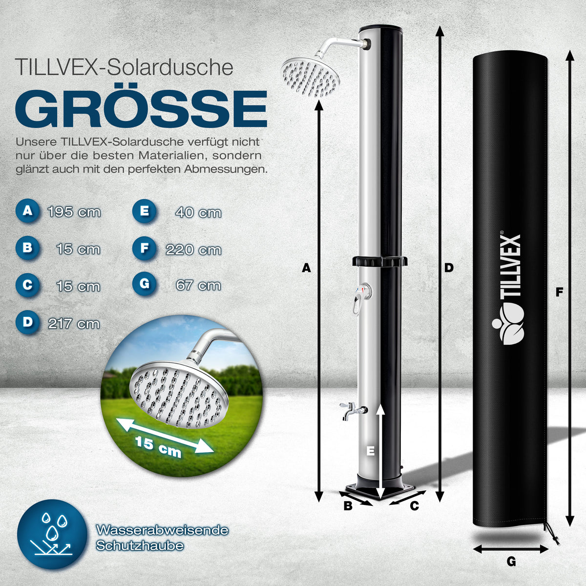 Tuyau d’arrosage, Noir pour jardin et terrasse – vue détaillée 11