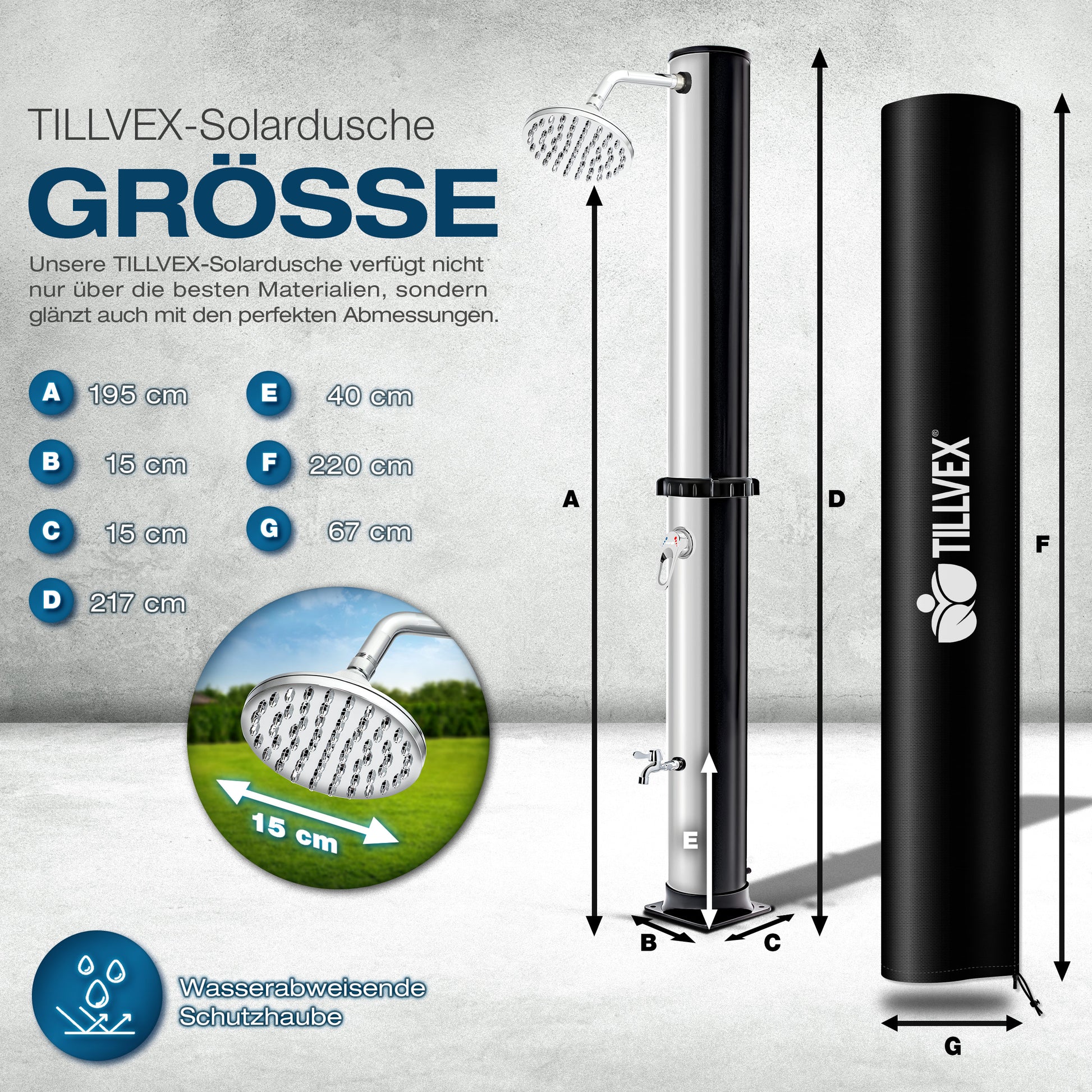 Tuyau d’arrosage, Noir pour jardin et terrasse – vue détaillée 11