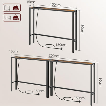 Un console, Taupe pour salon et maison – vue détaillée 2