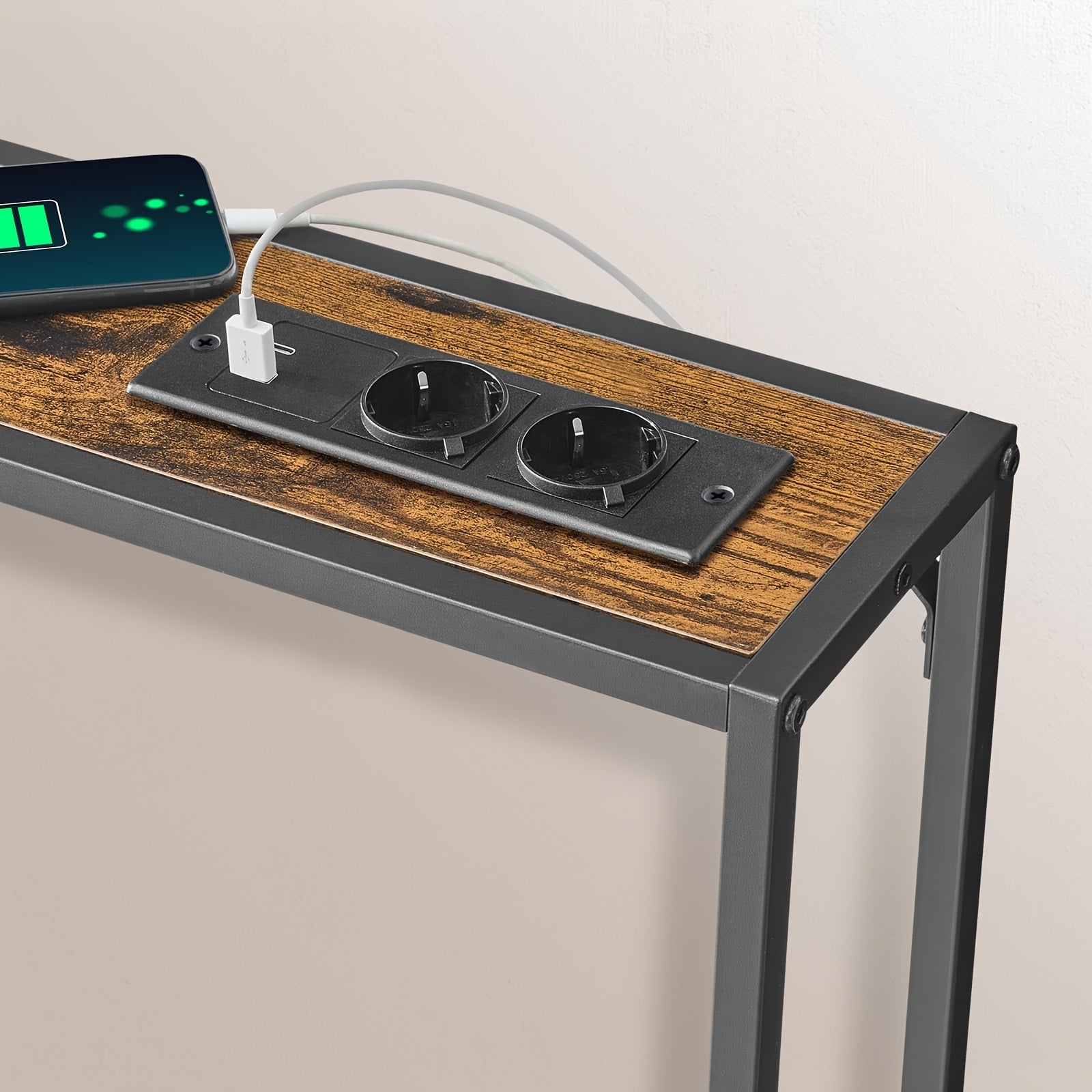 Un console, Taupe pour salon et maison – vue détaillée 5