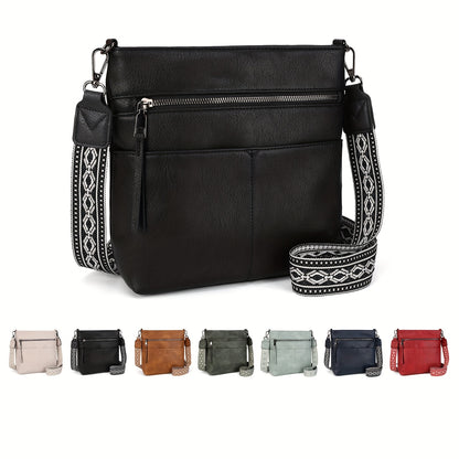 Un grand sac bandoulière, Noir pour quotidien et maison – vue principale