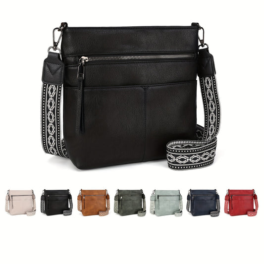 Un grand sac bandoulière, Noir pour quotidien et maison – vue principale