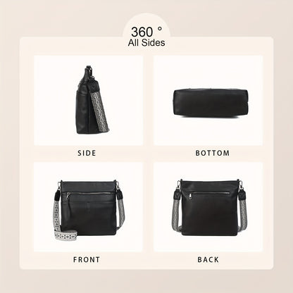 Un grand sac bandoulière, Noir pour quotidien et maison – vue détaillée 2
