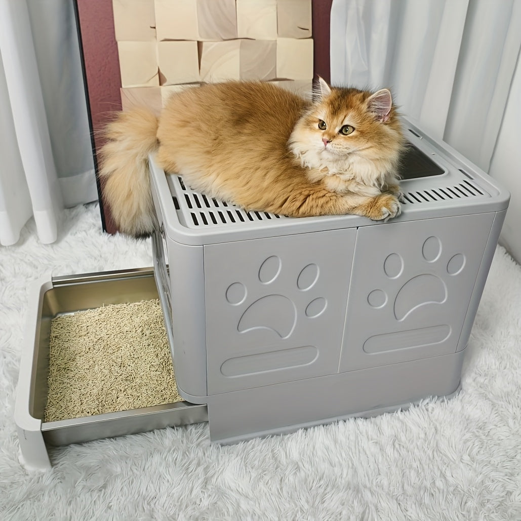 Une litière, acier inoxydable pour animaux et maison – vue principale