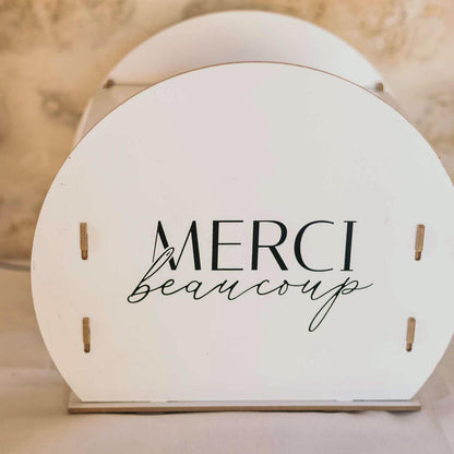 Urne Ronde en Bois, 30 cm pour quotidien et maison – vue détaillée 6