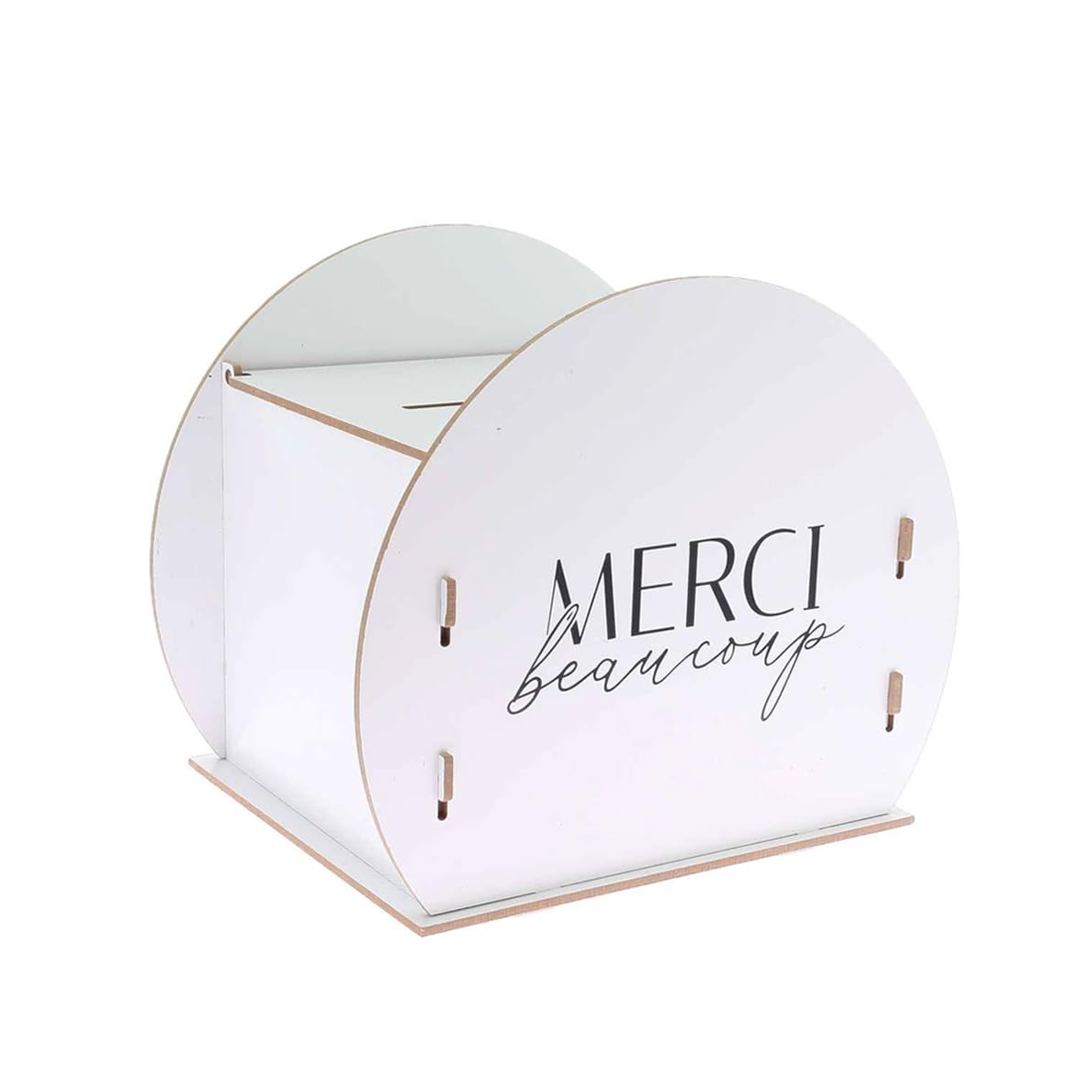 Urne Ronde en Bois, 30 cm pour quotidien et maison – vue détaillée 17