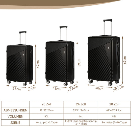 Valise, 3 pièces pour camping – vue principale