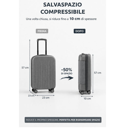 Valise, à 4 roues pour véhicule et déplacements – vue principale
