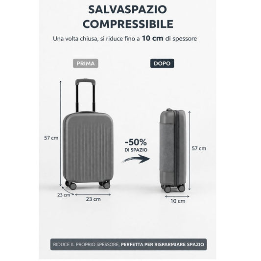 Valise, à 4 roues pour véhicule et déplacements – vue principale