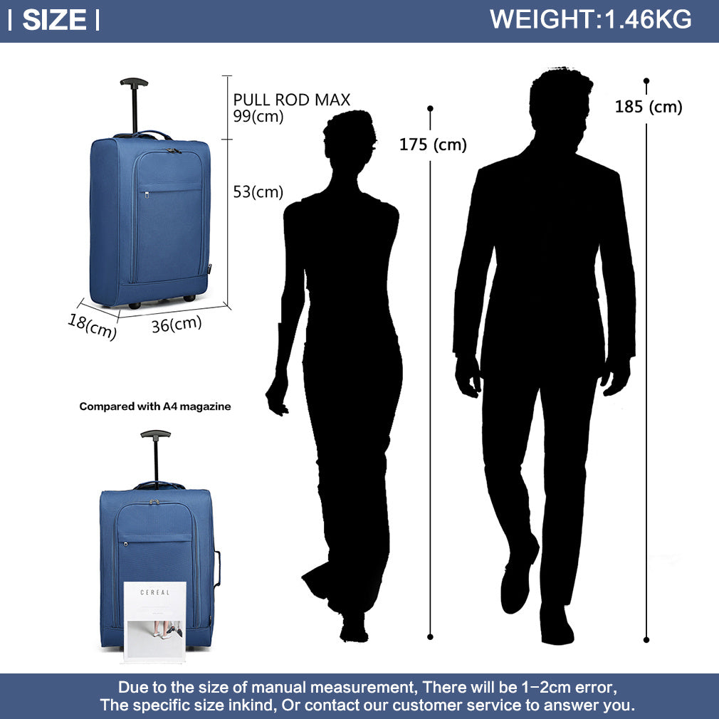 Valise, Bleu pour animaux et maison – vue principale