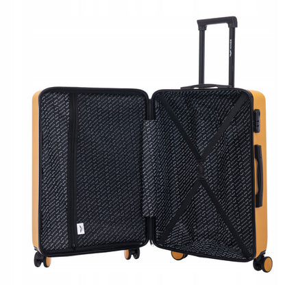 Valise, Champagne avec des détails noirs élégants pour quotidien et maison – vue détaillée 3