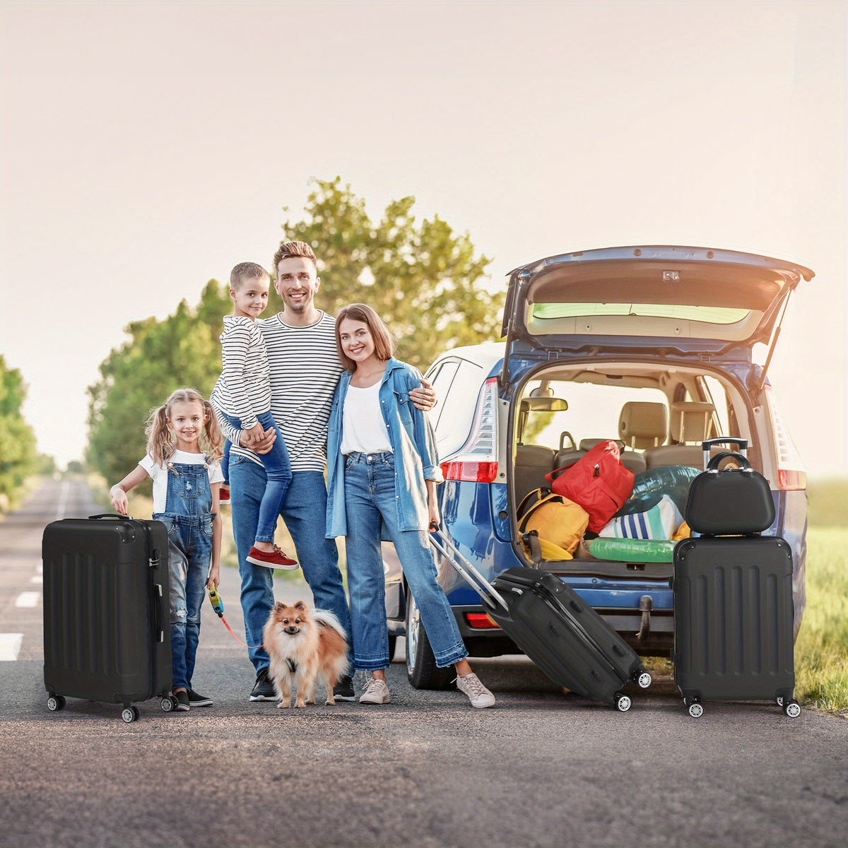 Valise, coque rigide ABS pour maison et quotidien – vue détaillée 15