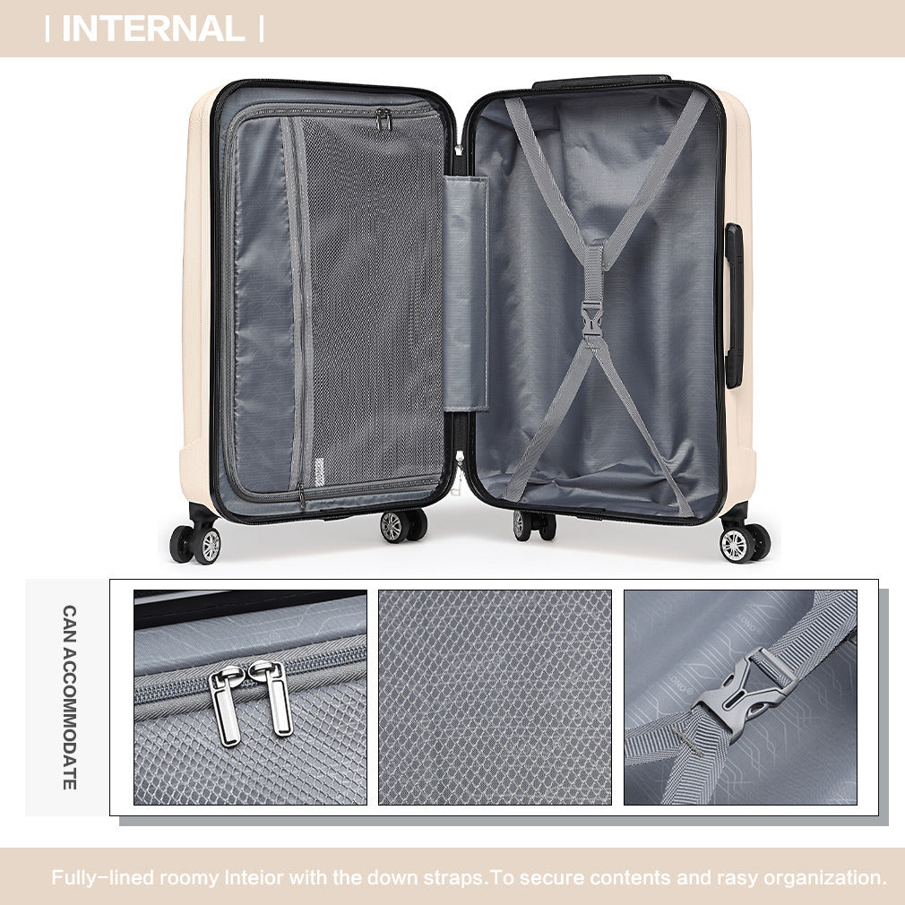 Valise, coque rigide ABS pour serrure à combinaison et quotidien – vue détaillée 5