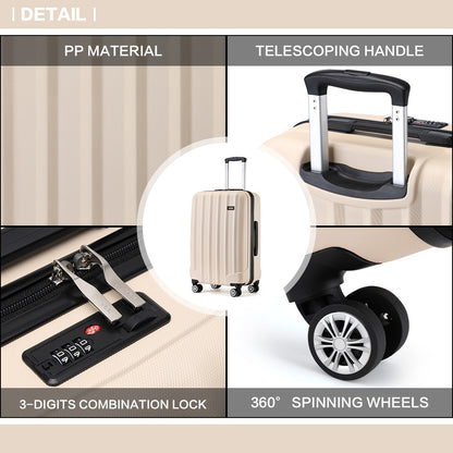 Valise, coque rigide ABS pour serrure à combinaison et quotidien – vue détaillée 8