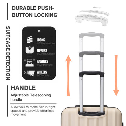 Valise, coque rigide ABS pour serrure à combinaison et quotidien – vue détaillée 16