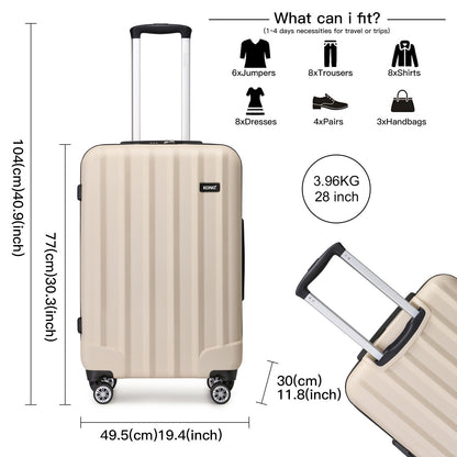 Valise, coque rigide ABS pour serrure à combinaison et quotidien – vue détaillée 25