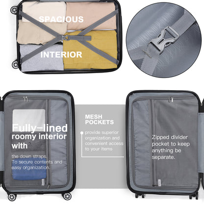 Valise, coque rigide ABS pour serrure à combinaison et quotidien – vue détaillée 30