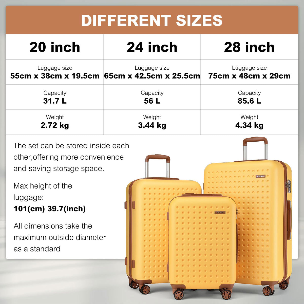 Valise de voyage, 2 pièces pour quotidien – vue détaillée 25