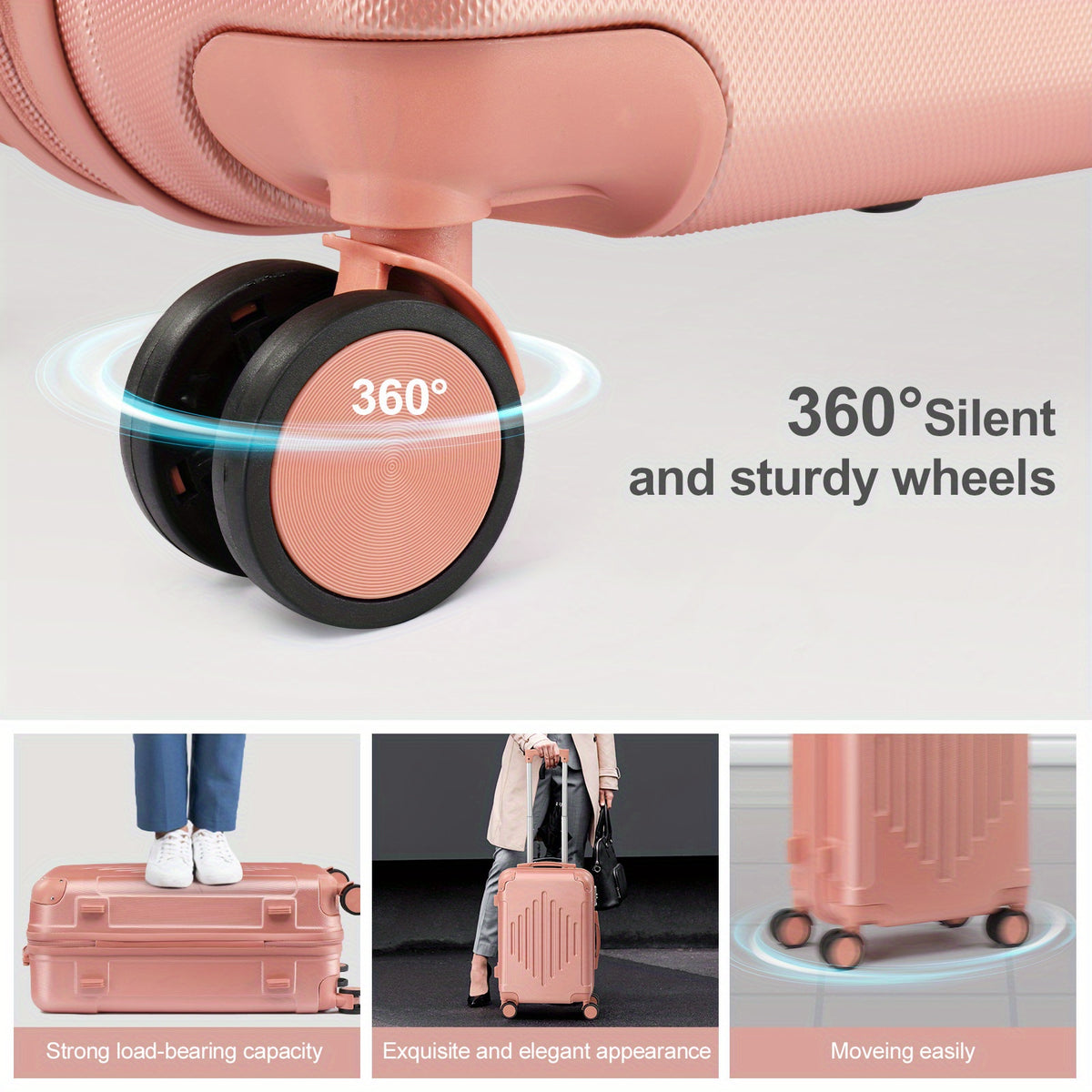 Valise de voyage, 2 pièces pour quotidien et loisirs – vue détaillée 6