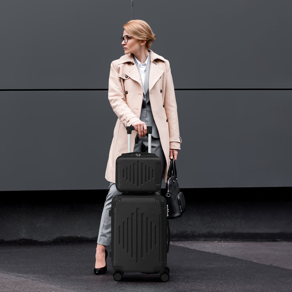 Valise de voyage, 2 pièces pour quotidien et loisirs – vue détaillée 12