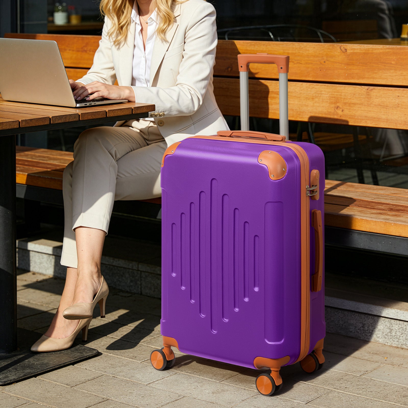 Valise de voyage, 3 Pièces pour quotidien et loisirs – vue détaillée 3