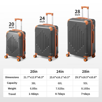 Valise de voyage, 3 Pièces pour quotidien et loisirs – vue détaillée 11