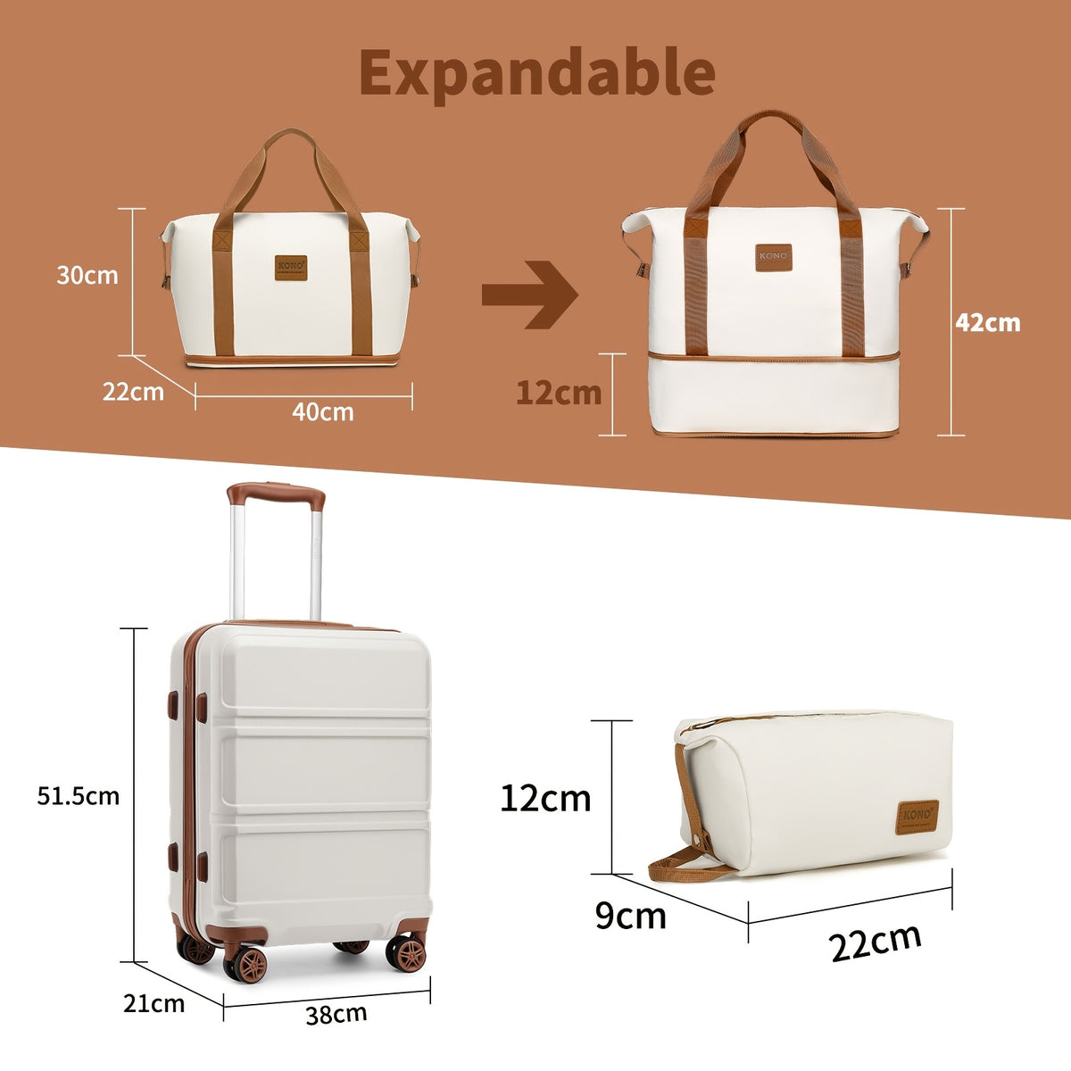 Valise de voyage, à 4 roues pour quotidien – vue détaillée 8