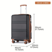 Noir et marron 1 Pcs de 20 in