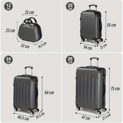Valise de voyage, à 4 roues pour quotidien et loisirs – vue détaillée 3