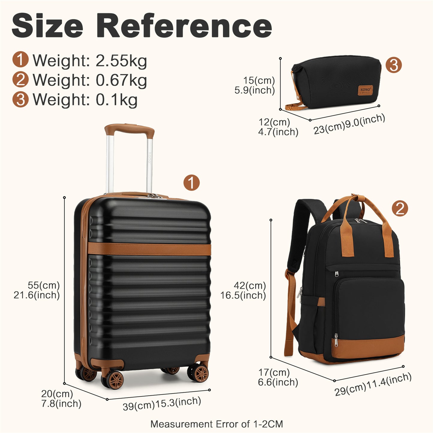 Valise de voyage, avec serrure TSA pour loisirs et quotidien – vue détaillée 11