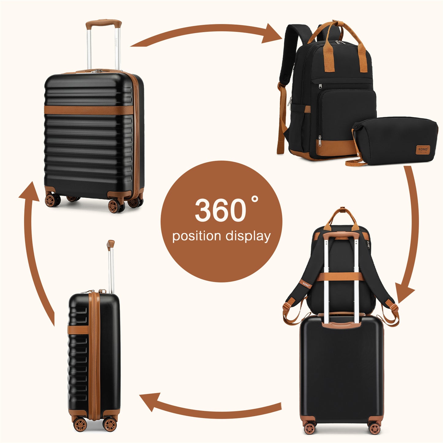 Valise de voyage, avec serrure TSA pour loisirs et quotidien – vue détaillée 12