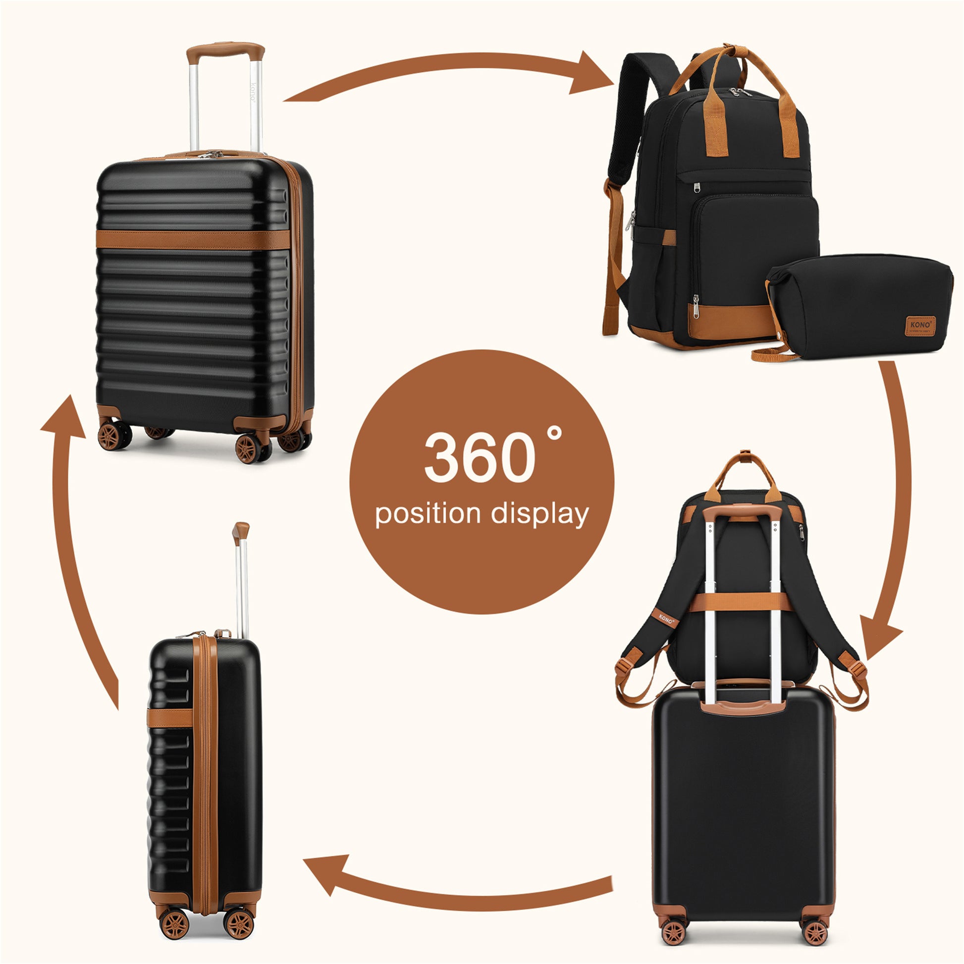 Valise de voyage, avec serrure TSA pour loisirs et quotidien – vue détaillée 12
