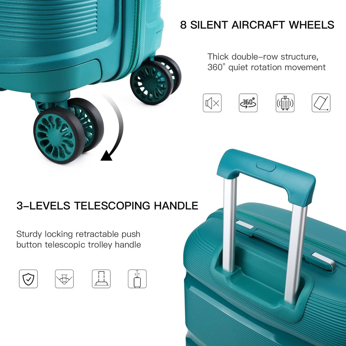 Valise de voyage, avec serrure TSA pour quotidien et loisirs – vue principale