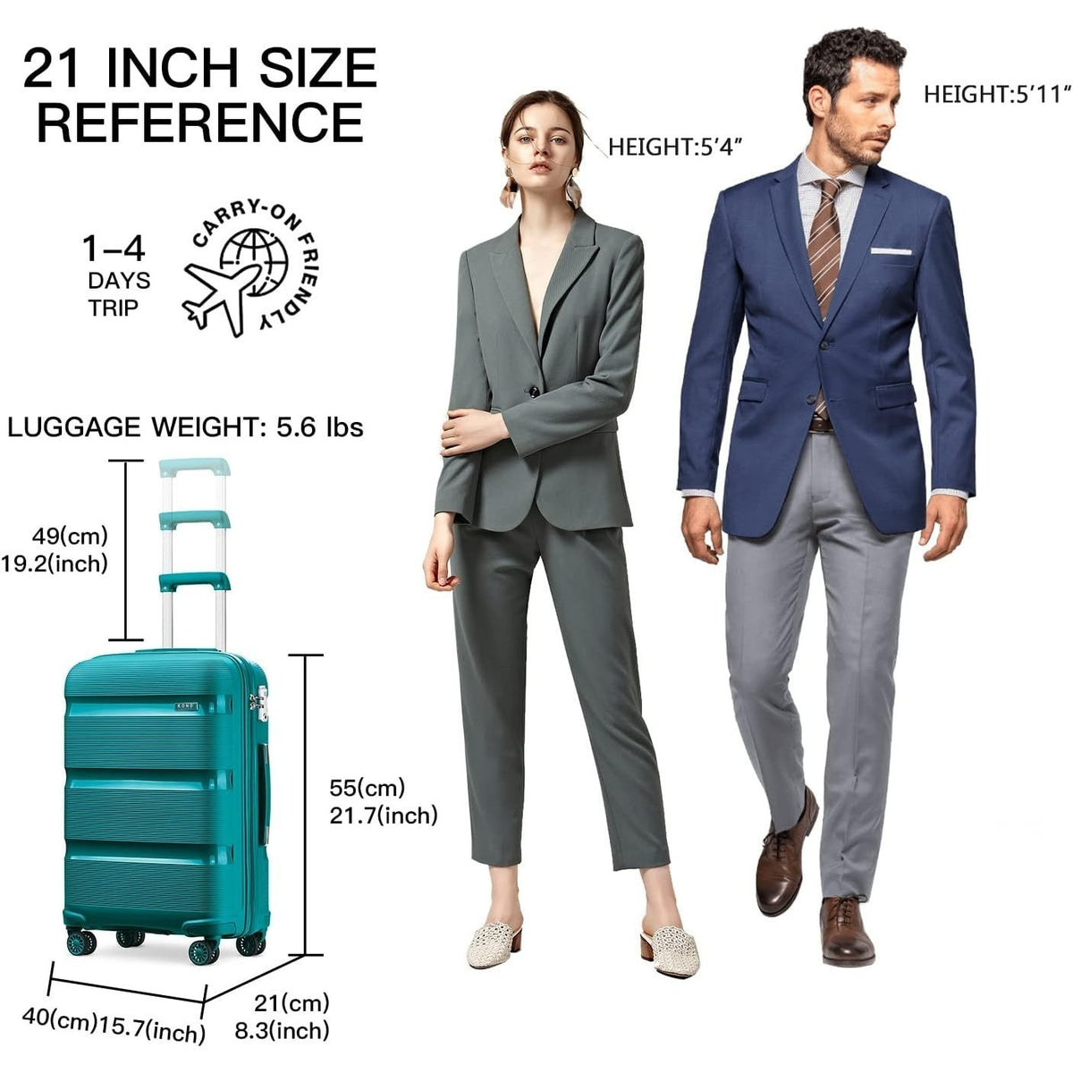 Valise de voyage, avec serrure TSA pour quotidien et loisirs – vue détaillée 4