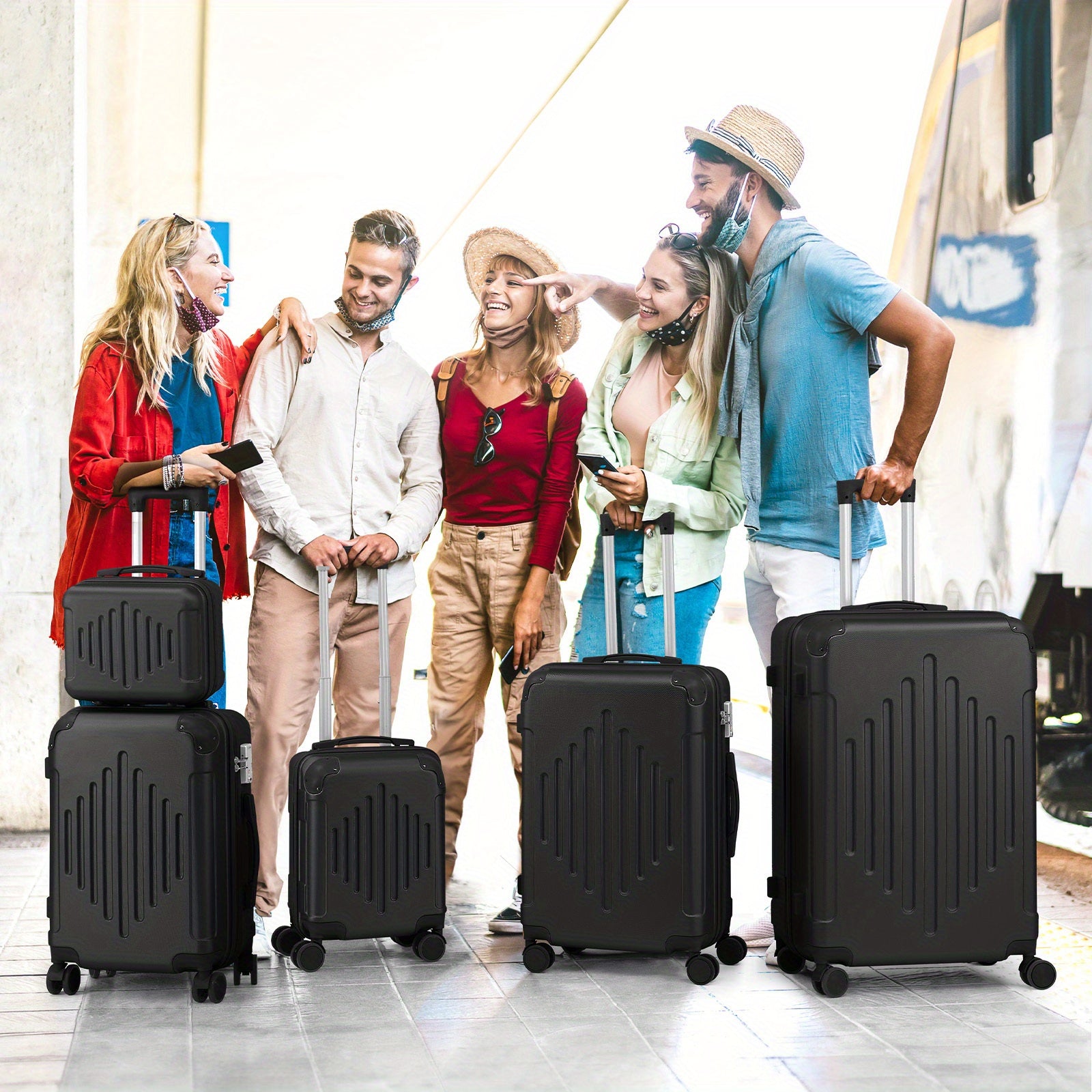 Valise de voyage, Bleu profond pour loisirs et camping – vue détaillée 10