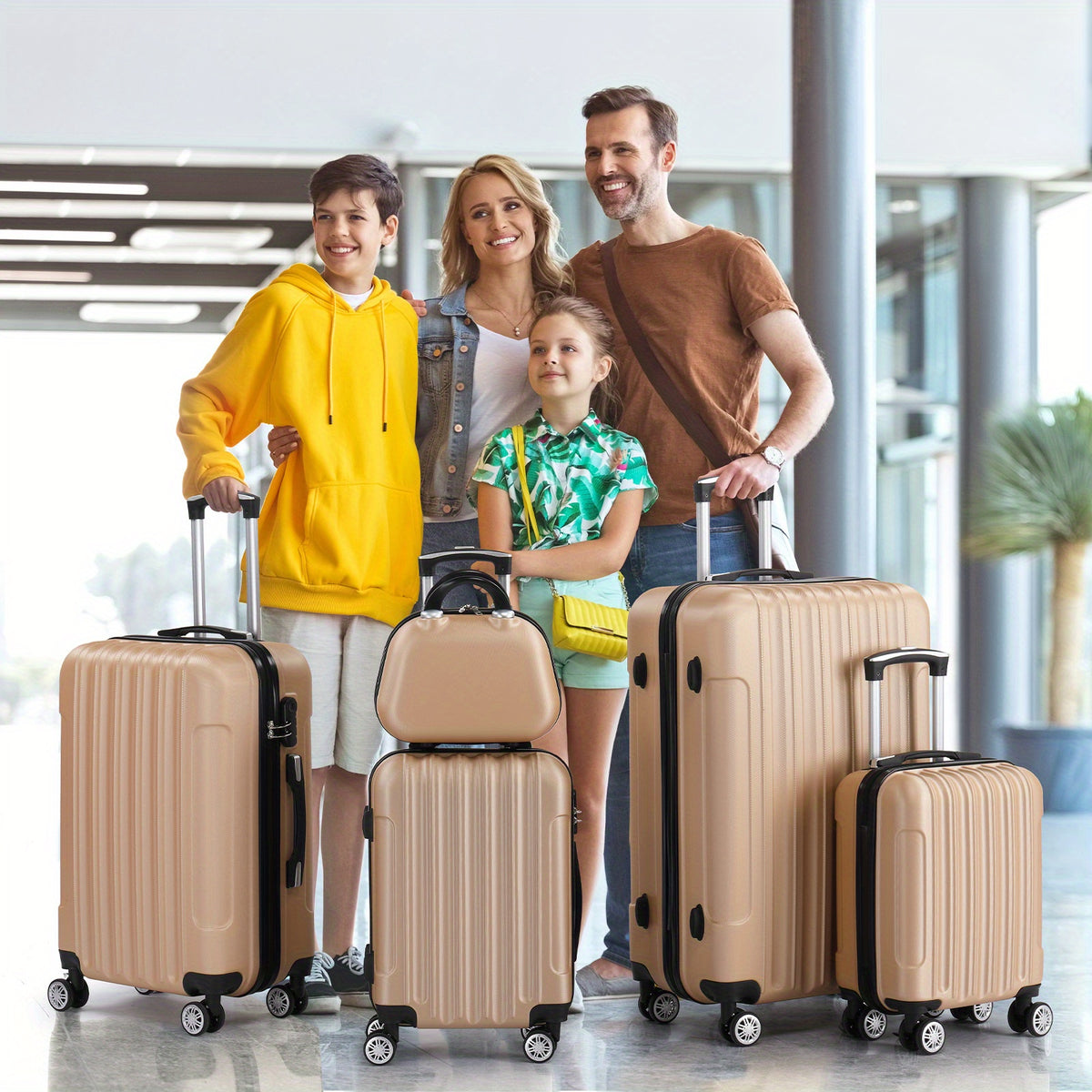 Valise de voyage, Brun pour loisirs et quotidien – vue détaillée 4