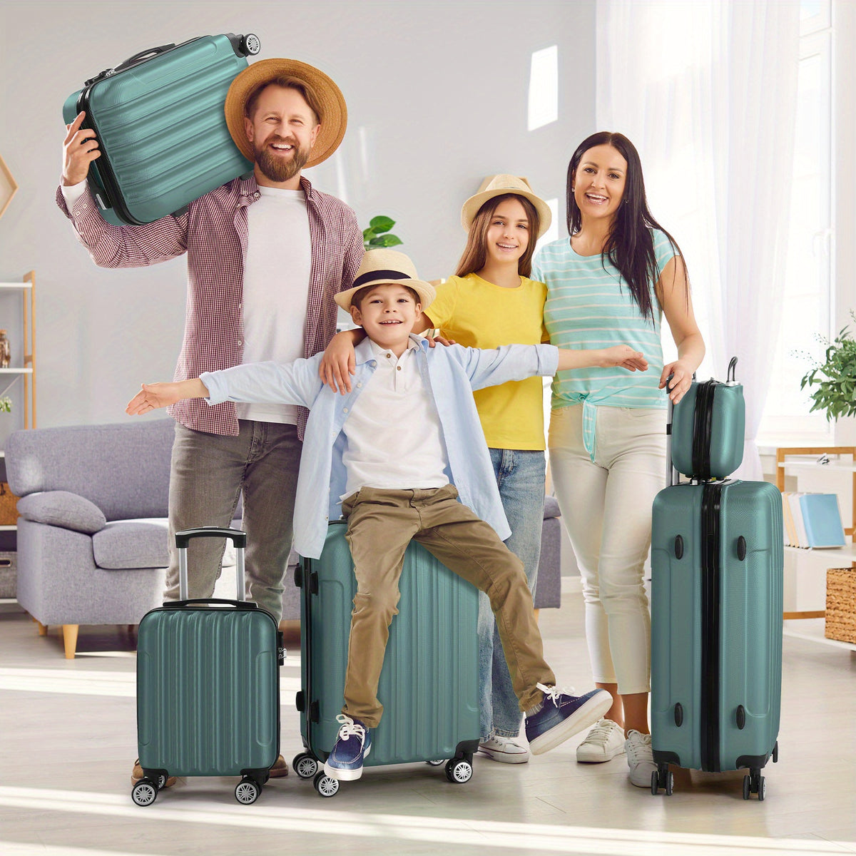 Valise de voyage, Brun pour loisirs et quotidien – vue détaillée 6