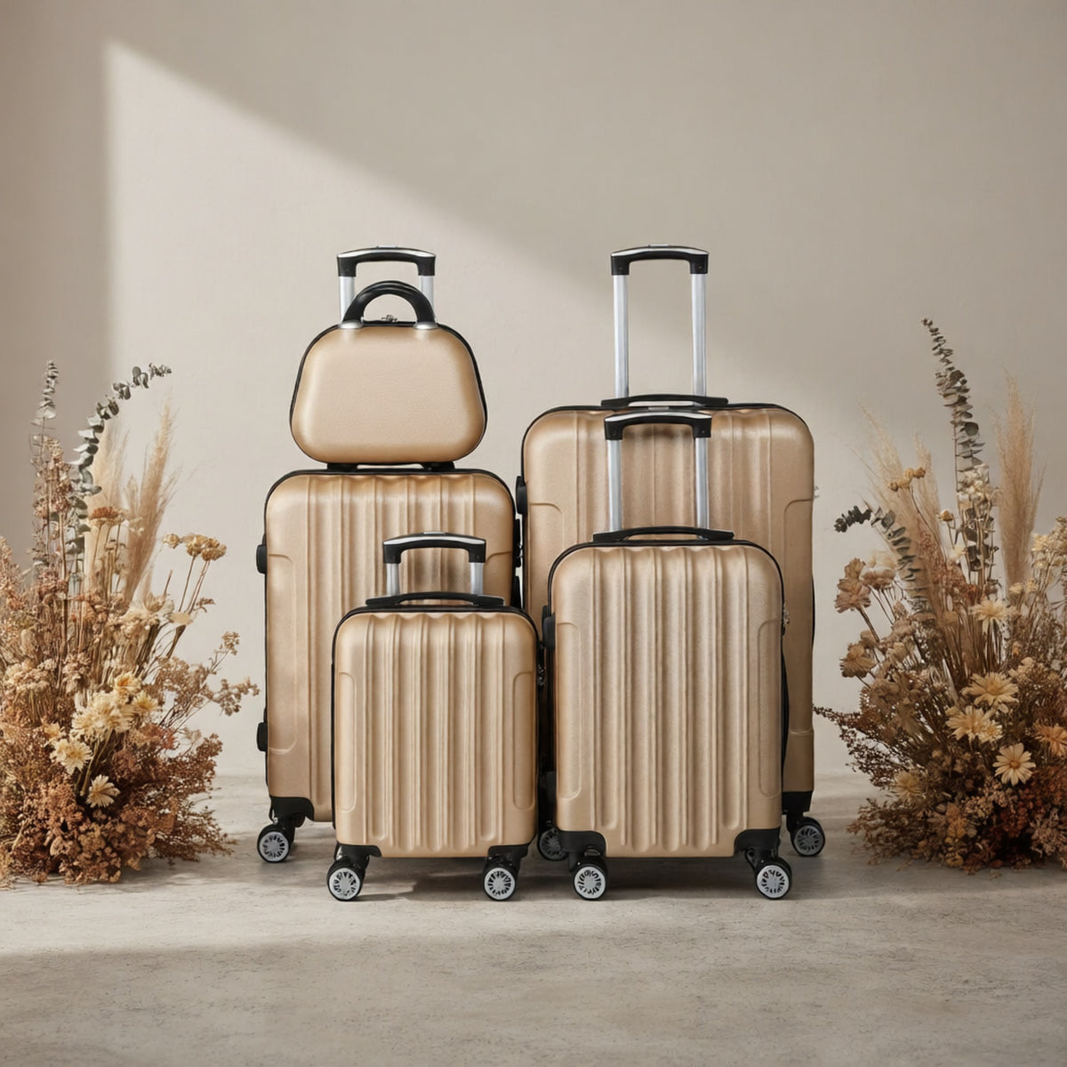 Valise de voyage, Brun pour quotidien et maison – vue détaillée 3