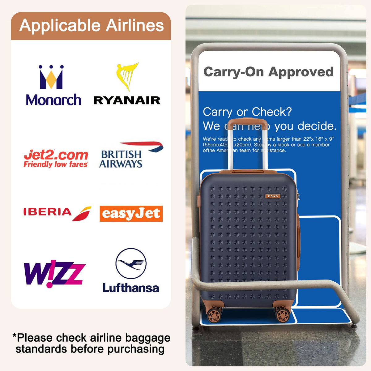 Valise de voyage, coque rigide ABS pour loisirs – vue détaillée 14