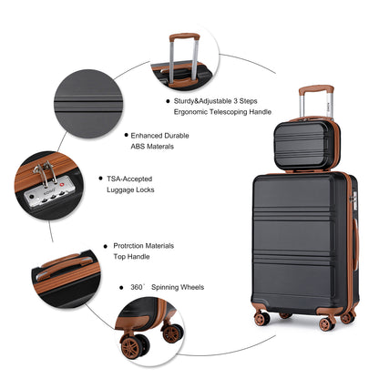 Valise de voyage, coque rigide ABS pour loisirs et camping – vue détaillée 8