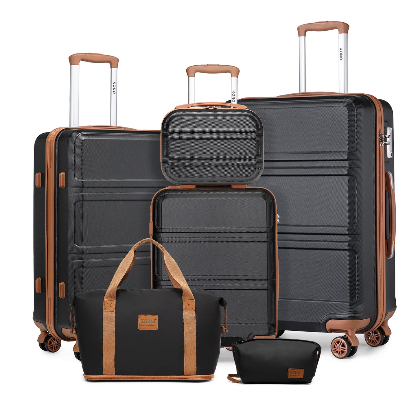 Valise de voyage, coque rigide ABS pour loisirs et camping – vue détaillée 47