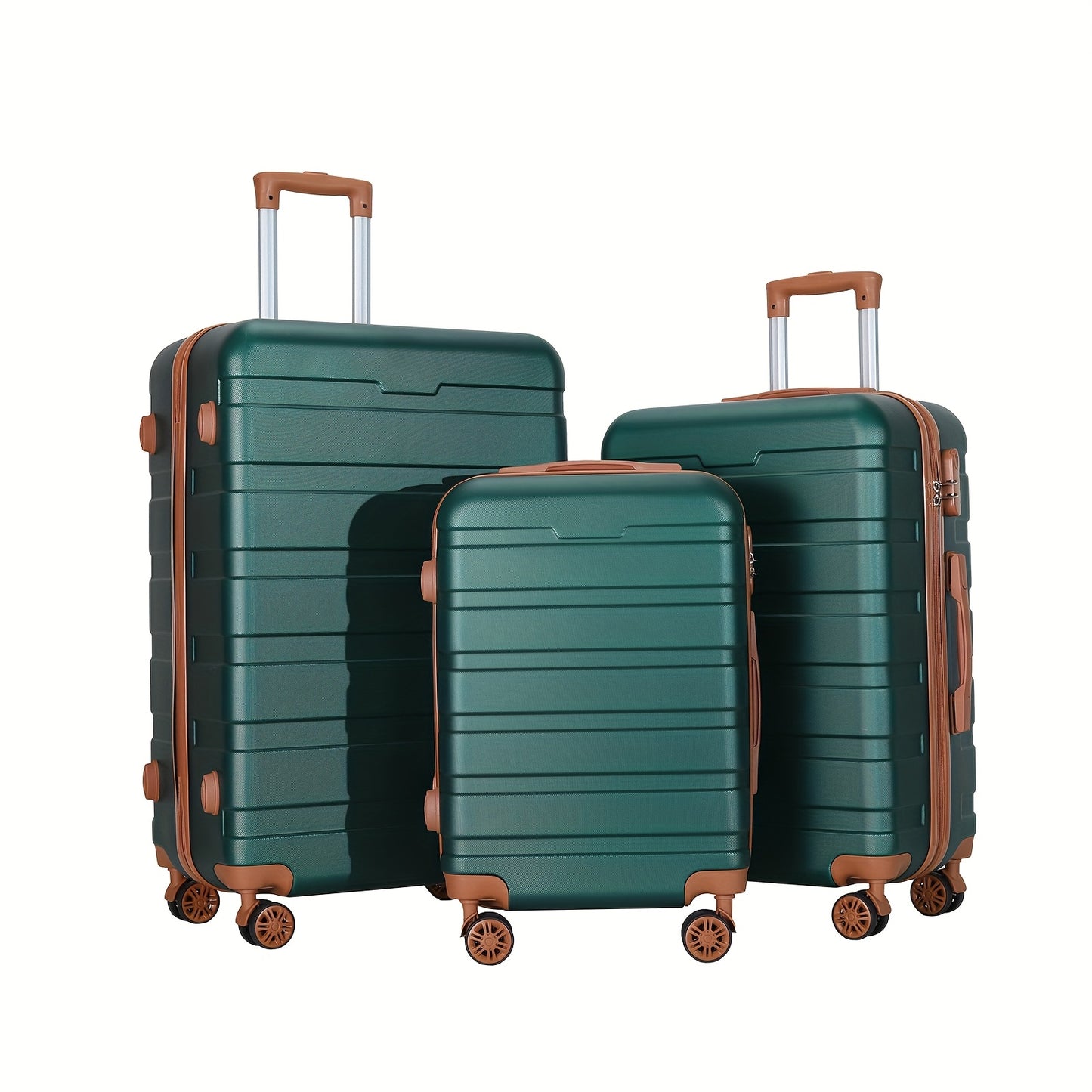 Valise de voyage, Ensemble 3 pièces (20/24/28 pouces) bleu roi pour loisirs – vue détaillée 14